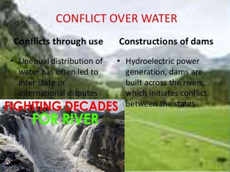 Uses and Exploitation of Water Conflicts Over Water- National and In…