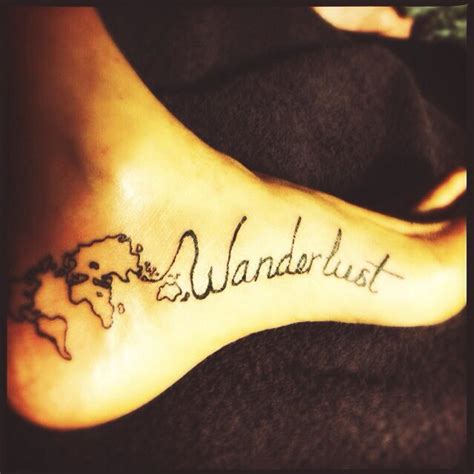 Wanderlust tattoo | Travel | Pinterest