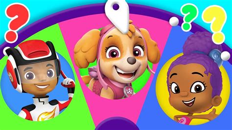 Adventures w/ Blaze, Bubble Guppies & PAW Patrol! Spin the Wheel of Friends Ep. 11 | Nick Jr.