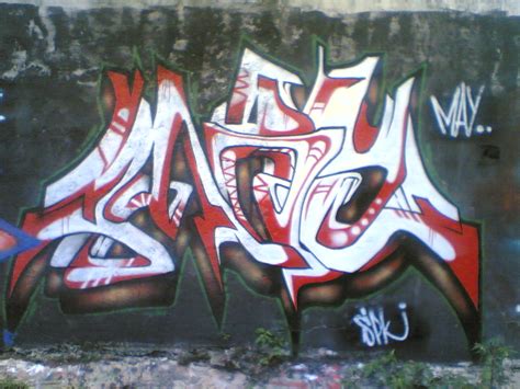 Best Graffiti Art: Red and White Graffiti Alphabet | Graffiti Street Art