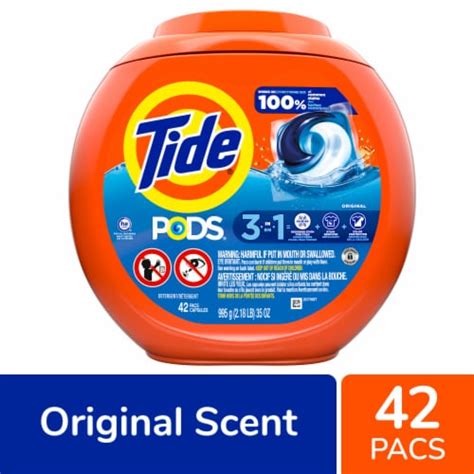 Tide Pods Original Laundry Detergent Pods, 42 ct - QFC