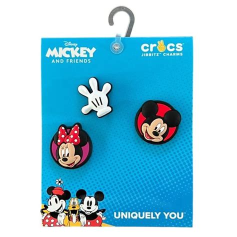 CROCS | Accessories | Crocs Jibitz Disney Icons Mickey Friends Minnie Glove Mickey Mouse 3 Pk ...