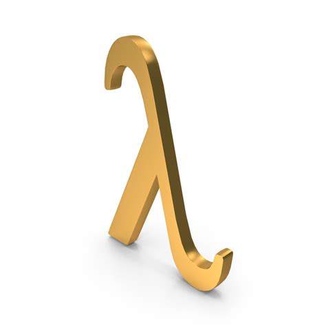 Greek Alphabet Lambda Icon Gold PNG Images & PSDs for Download ...