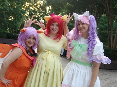 Cutie Mark Crusaders cosplay (Scootaloo, AppleBloom & Sweetiebelle) - My Little Pony FIM | Mlp ...