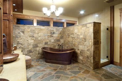 Brick Flooring Pavers In a Bathroom