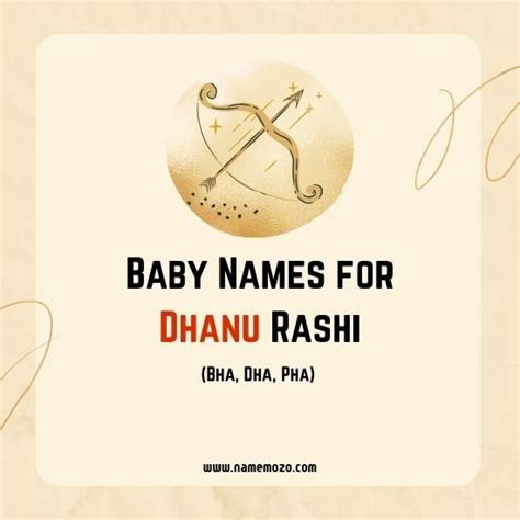 2065 Creative Baby Names for Dhanu Rashi (Bha, Dha, Pha) - Name Mozo