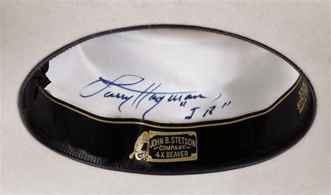 Larry Hagman “J. R. Ewing” signature hat worn during : Lot 1166