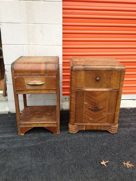 Art Deco Nightstands Makeover | Art deco furniture, Deco furniture, Vintage nightstand