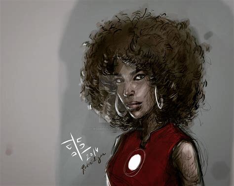 Riri Williams Ironheart by rodreidizon on DeviantArt