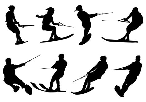 Free Water Skiing Icons Vector 128614 Vector Art at Vecteezy