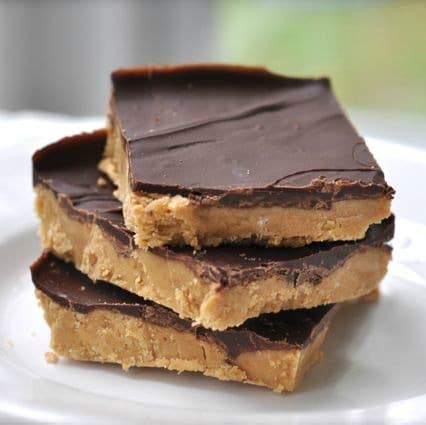 No Bake Peanut Butter Squares - STL Cooks