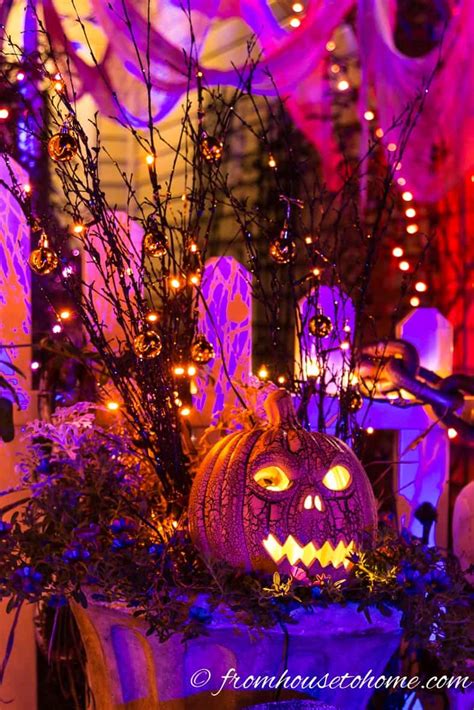 Halloween Outdoor Lighting Ideas: 18 Spooky Ways To Light Your Yard - Entertaining Diva @ From ...