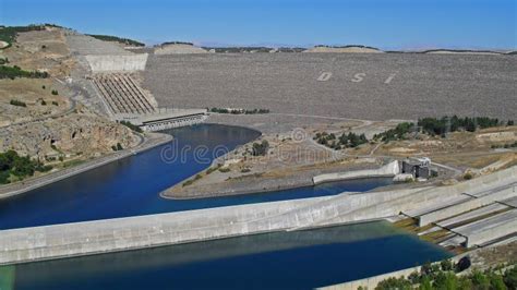 Turkey - Euphrates River At Ataturk Dam Stock Image - Image of electricity, energy: 17165645