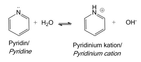 Solved OH Pyridin/ Pyridine Pyridinium kation/ Pyridinium | Chegg.com