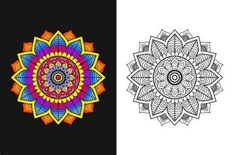 Mandala Flower Decoration for Meditation Graphic by rifatrif195 ...