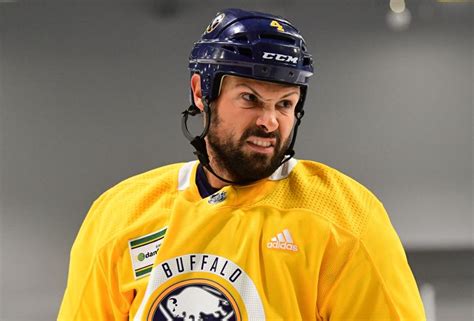 Sabres’ Zach Bogosian practices, staying positive through injury ...