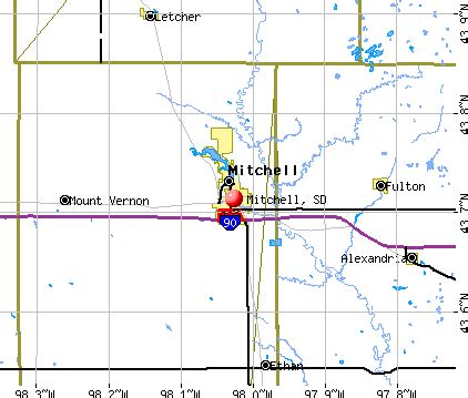 Mitchell, South Dakota (SD 57301) profile: population, maps, real estate, averages, homes ...