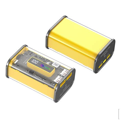 พาวเวอร์เเบงค์ COMMY ความจุ 10000 mAh P10 Yellow