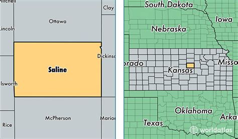 Saline County, Kansas / Map of Saline County, KS / Where is Saline County?