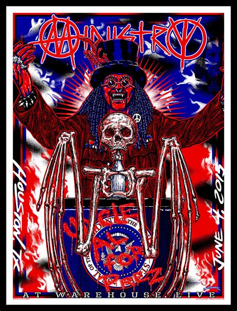 Ministry | Concert poster art, Band posters, Music poster