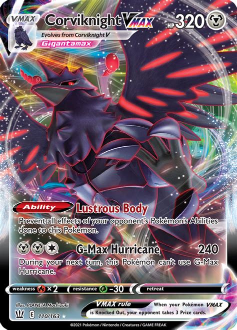 Corviknight VMAX Battle Styles Pokemon Card | Pikawiz