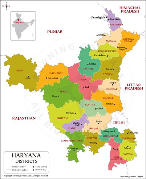 District Map Of Haryana In Hindi Map Political Map World Geography Map ...