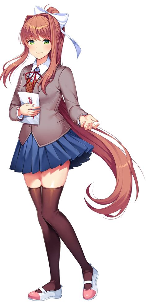 Monika (Doki doki Literature club) :: Doki doki Literature club :: satchely :: Art VN (vn art ...