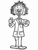 Printable Scientist People Coloring Pages  Coloringpagebookcom sketch template