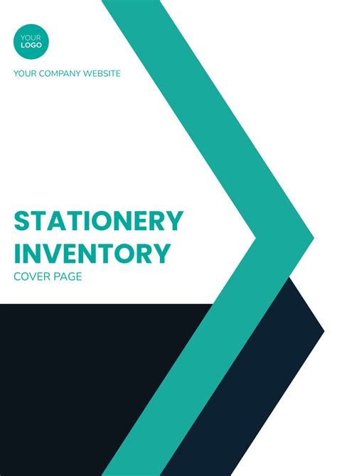 Stationery Inventory Cover Page Template | Template.net