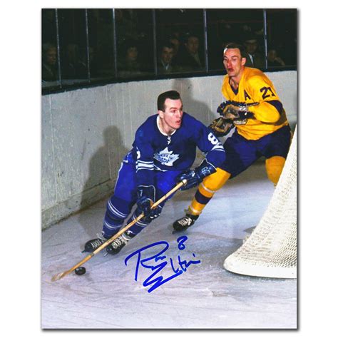 Ron Ellis Toronto Maple Leafs vs WHITE Autographed 8x10 - NHL Auctions