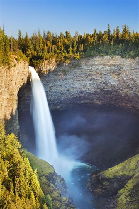 Helmcken Falls: a 141m waterfall on the Murtle River within Wells Gray ...