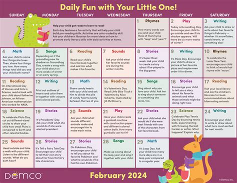 Early Literacy Activities — February 2024: Activities, Books, and More!