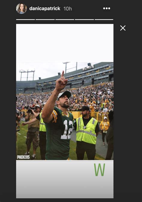 Danica Patrick Shares Heartwarming Aaron Rodgers Photos After Win - The ...