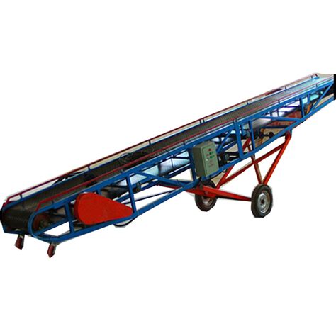 Belt Portable Gravel Conveyors Granular Materials Solid Durable Mobile Stacker Conveyor