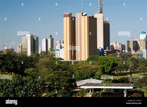 Nairobi skyline from Nairobi Hill Stock Photo - Alamy