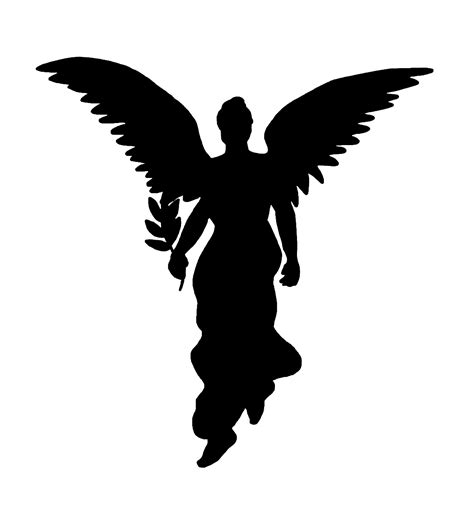 Angel Silhouette SVG