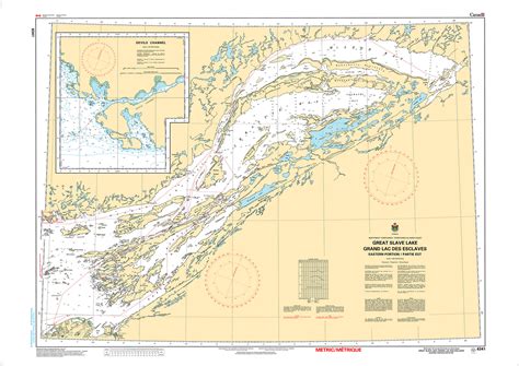 Great Slave Lake Depth Map - Printable Maps Online