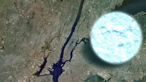 How Big Is a Neutron Star Compared to New York?