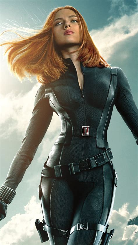 Black Widow In Captain America The Winter Soldier iPhone Wallpapers ...