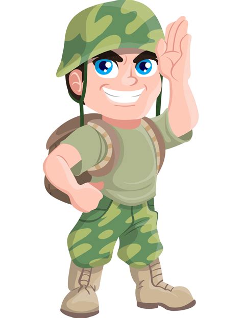 Future Soldier Salute Clipart