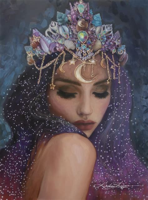 Celestial Goddess by Lindsay Rapp | Goddess art, Art girl, Celestial ...