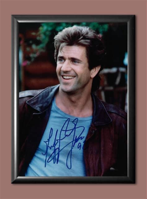 Mel Gibson Signed Autographed Photo Poster A2 16.5x23.4"" MO2509A2