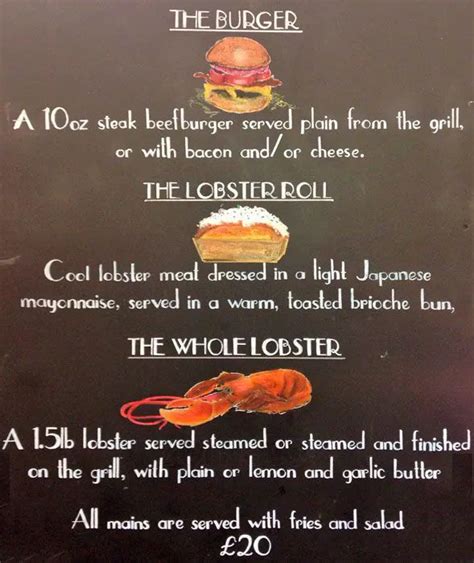 New Menu at Burger & Lobster – 2:48AM