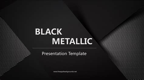 Black Metallic Powerpoint Templates - Black, Pattern, Textures - Free ...