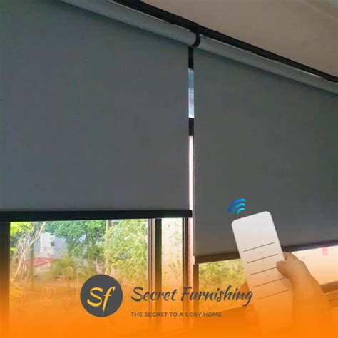 Motorised Roller Blinds - Secret Furnishing