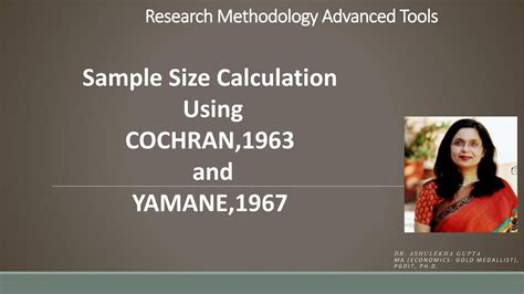 Sample Size Calculation(determination of Sample size) - YouTube