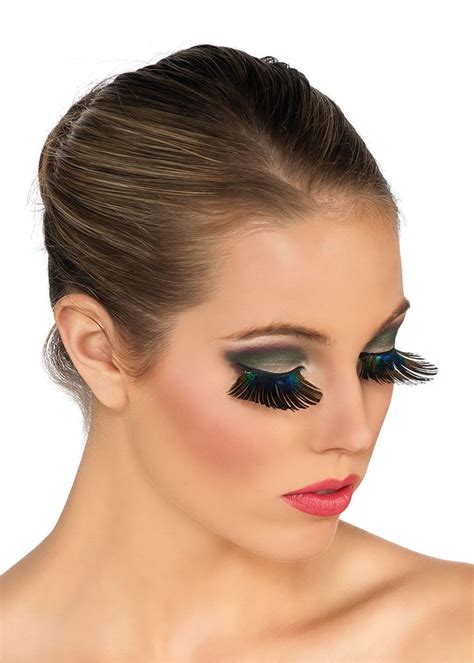 Peacock Feather Eyelashes - Fake Eyelashes | Best fake eyelashes, Eyelashes, Fake eyelashes