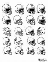 Football Helmet Coloring Pages Free Printable PDFs  Invite Creativity sketch template