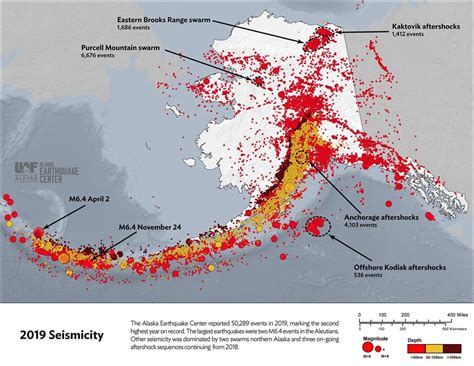 50,000+ earthquakes hit Alaska last year! 2019 is the second highest ...