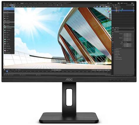 27 Inch Monitor AOC U27P2CA with 4K, USB-C docking